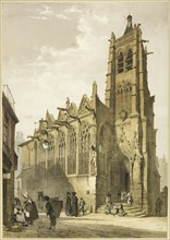 Church of St. Severin, Paris, 1839.