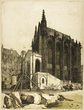 La Sainte Chapelle, Paris, 1839.