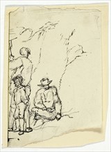 Two Men with Boy, n.d.