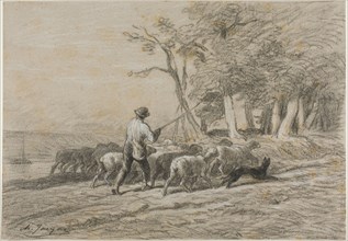 Shepherd and his Flock, n.d.