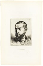 Portrait of J.J. Guiffrey, 1866.