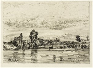 Landscape Near Asnières, 1844.