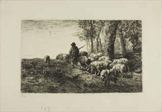 Man with Herd of Pigs, c. 1866.