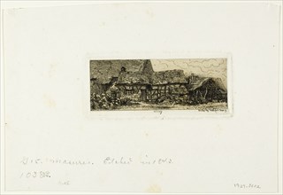 Peasant Dwelling at Cricey, 1843.