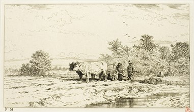 Landscape with Farm Laborers, 1845.
