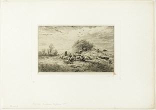 Landscape with Herd of Pigs, 1845.