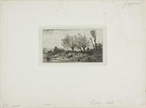Landscape, Willow Trees, c. 1845.
