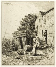A Rustic Dwelling, c. 1865.