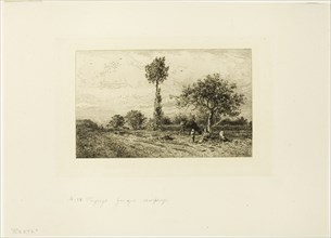 Landscape with Curving Road, 1849.