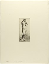Young Woman Bathing, c. 1866.