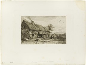 Lanscape with Peasant Dwelling, 1845.