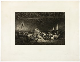 The Large Sheepcot, horizontal plate, 1859.
