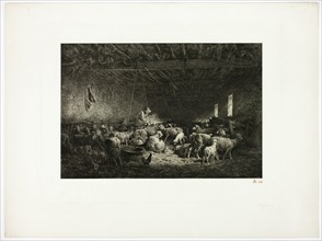 The Large Sheepcot (horizontal plate), 1859.