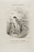 A Medical Student Starting Out (plate 12), 1843.