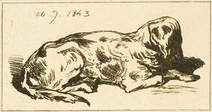 Lying Dog, 1843.