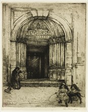 Portal of St. Germain-des-Prés, 1900.
