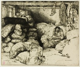 The Sleeping Rag Vendor, 1901.