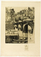 Le Pont Neuf, Paris (with remarque), 1906.