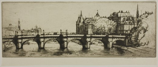 Le Pont Neuf, Paris, 1907.