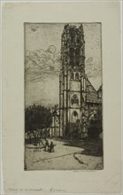 Tour St. Laurent, Rouen, 1899.
