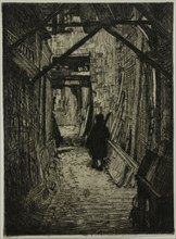 Passageway, Rouen, 1899.