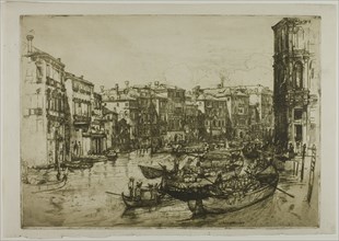 The Market, Venice, 1908.