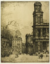 Saint Sulpice, Paris: La Grande Tour, 1900.