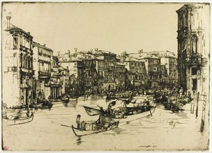 The Market, Venice, 1908.