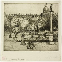 Luxembourg Gardens, Paris, 1900.