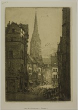 Rue du Chasseur, Rouen, 1903.