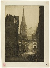 Rue du Chasseur, Rouen, 1903.