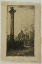 Lion Column, Venice, 1900.