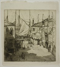 Sail Yard, Venice, 1909.