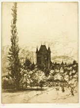 A Castle in Thun, Switzerland, 1908.