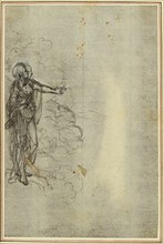Study for Lucain's "La Pharsale", Canto I, Standing Female Figure, c. 1766.