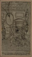 Study for Vignette-Frontispiece of Colle's "La Partie de Chasse de Henri IV", Act I, c. 1766.