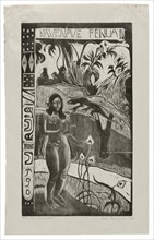 Nave nave fenua (Delightful Land), from the Noa Noa Suite, 1893/94, printed 1921.