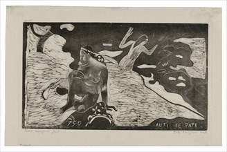 Auti te pape (Women at the River) from the Noa Noa Suite, 1893/94, printed and published 1921.