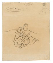 Seated Tahitian Women (related to the painting Nafea faa ipoipo [When Will You Marry?]) and Other Sketches, 1891/93.
