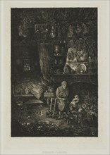 Flemish Interior, from Revue Fantaisiste, 1856.