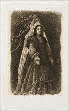 Woman in Fantastic Medieval Costume, n.d.