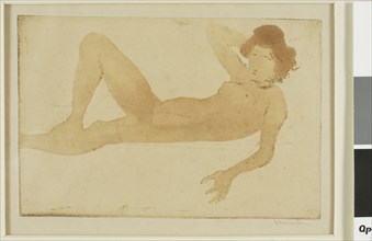 Reclining Nude Woman, 1902.