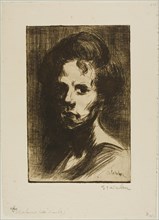 Head of a Woman, plate I, 1898.