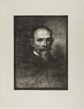Steinlen, Frontal View, Head to the Right, 1859.