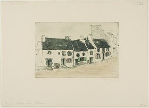 Breton Market Town, Plestin, 1902.