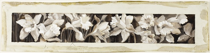 Decoration - Daffodils, 1885.