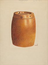Stone Fruit Jar with Star, c. 1936.
