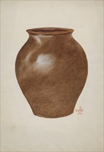 Stone Fruit Jar, 1939.