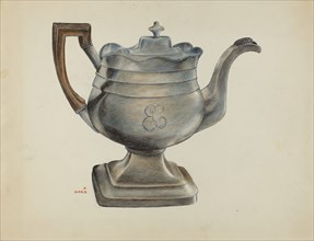 Silver Coffee Pot, c. 1936.