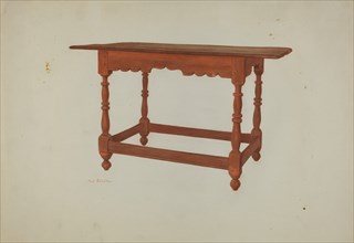 Pa. German Table, c. 1941.
